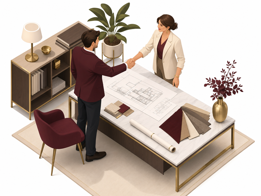 Client brief and project initiation illustration